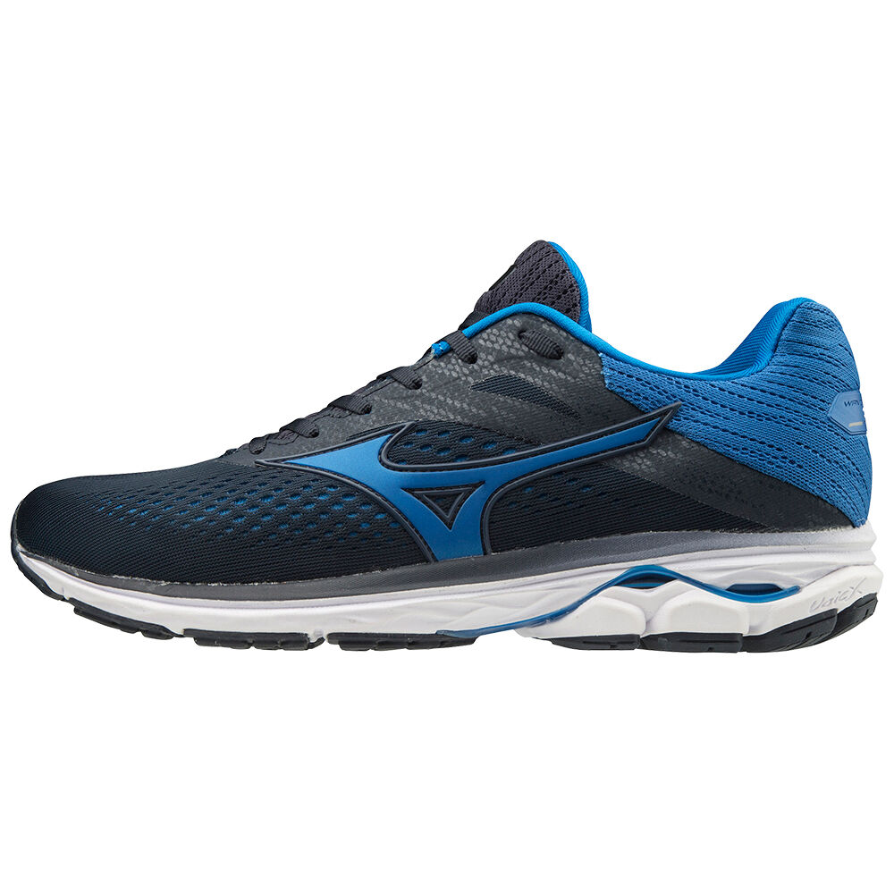 Sapatilhas Running Mizuno WAVE RIDER 23 - Homem - Azul Marinho/Branco - CRBJM2745